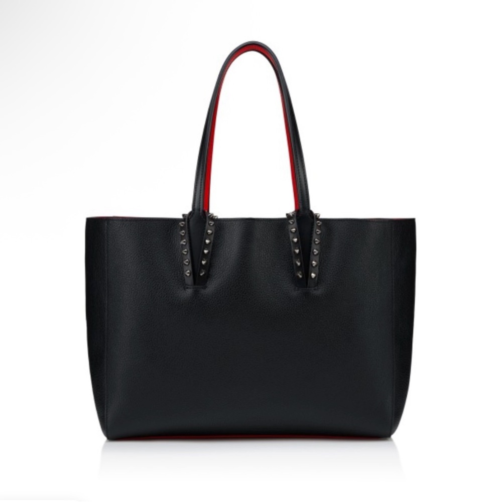 Christian Louboutin New Black Studded Tote Bag ❤️‍🔥